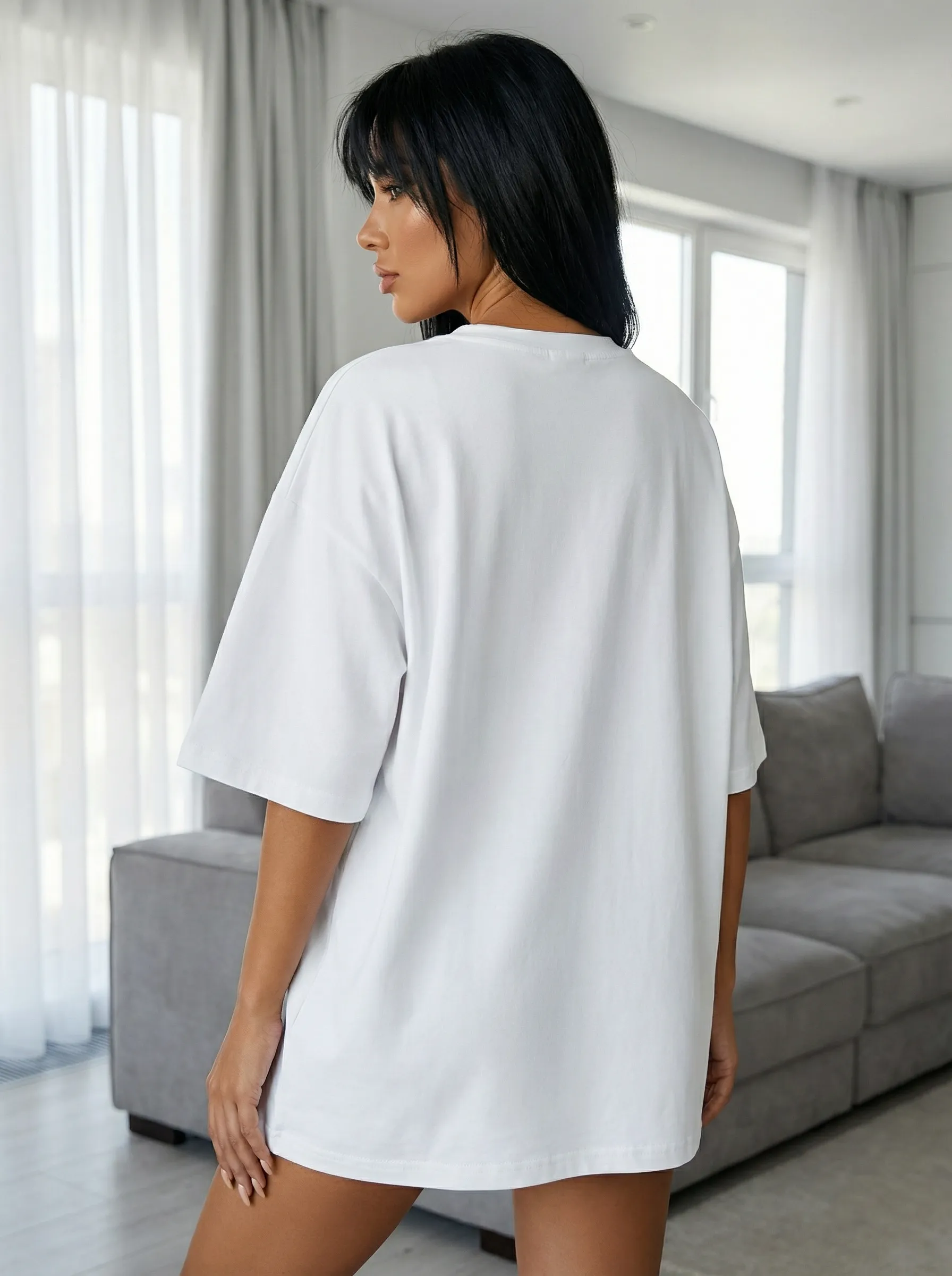 Футболка женская оверсайз MOOD