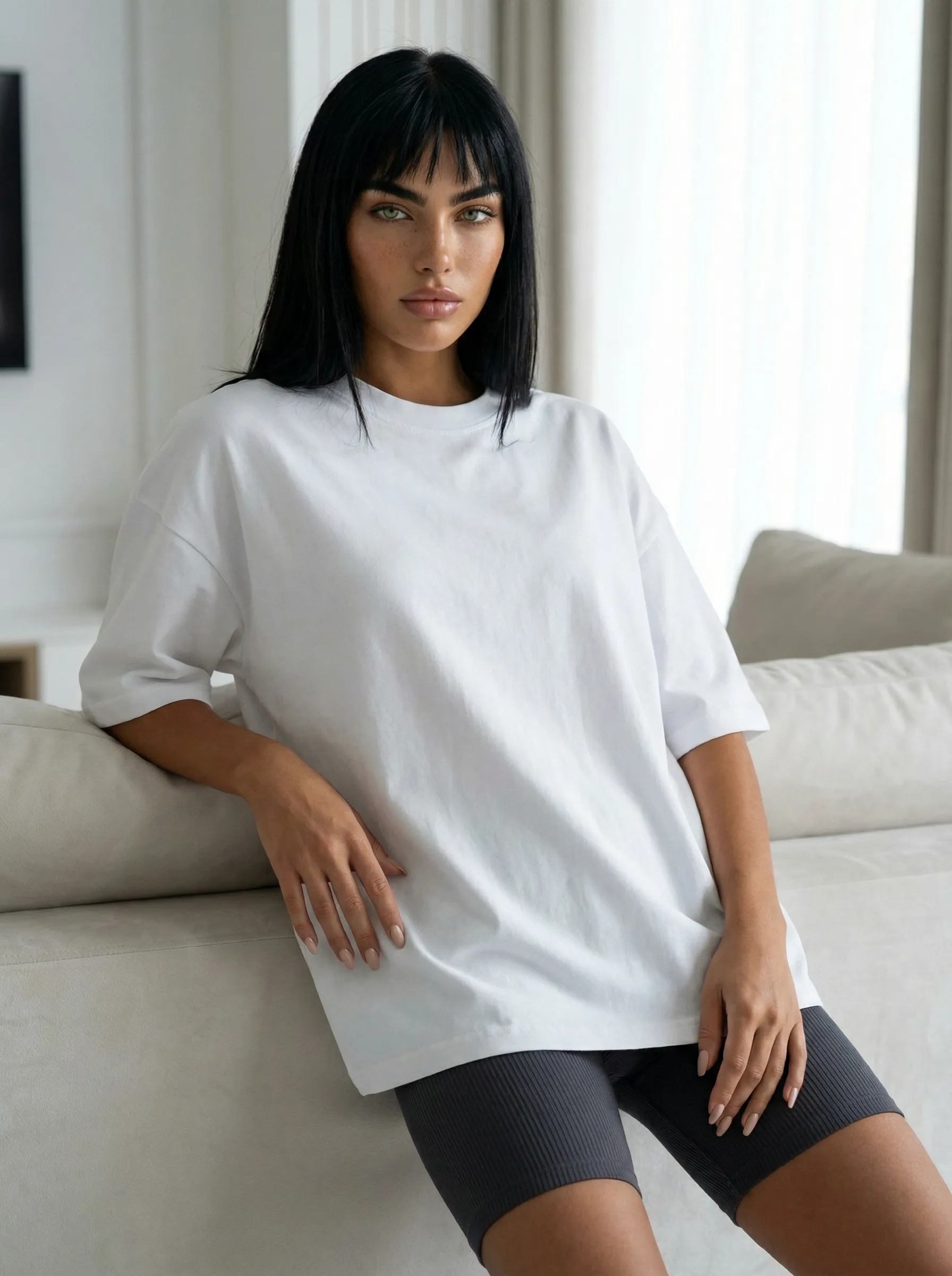 Футболка женская оверсайз MOOD