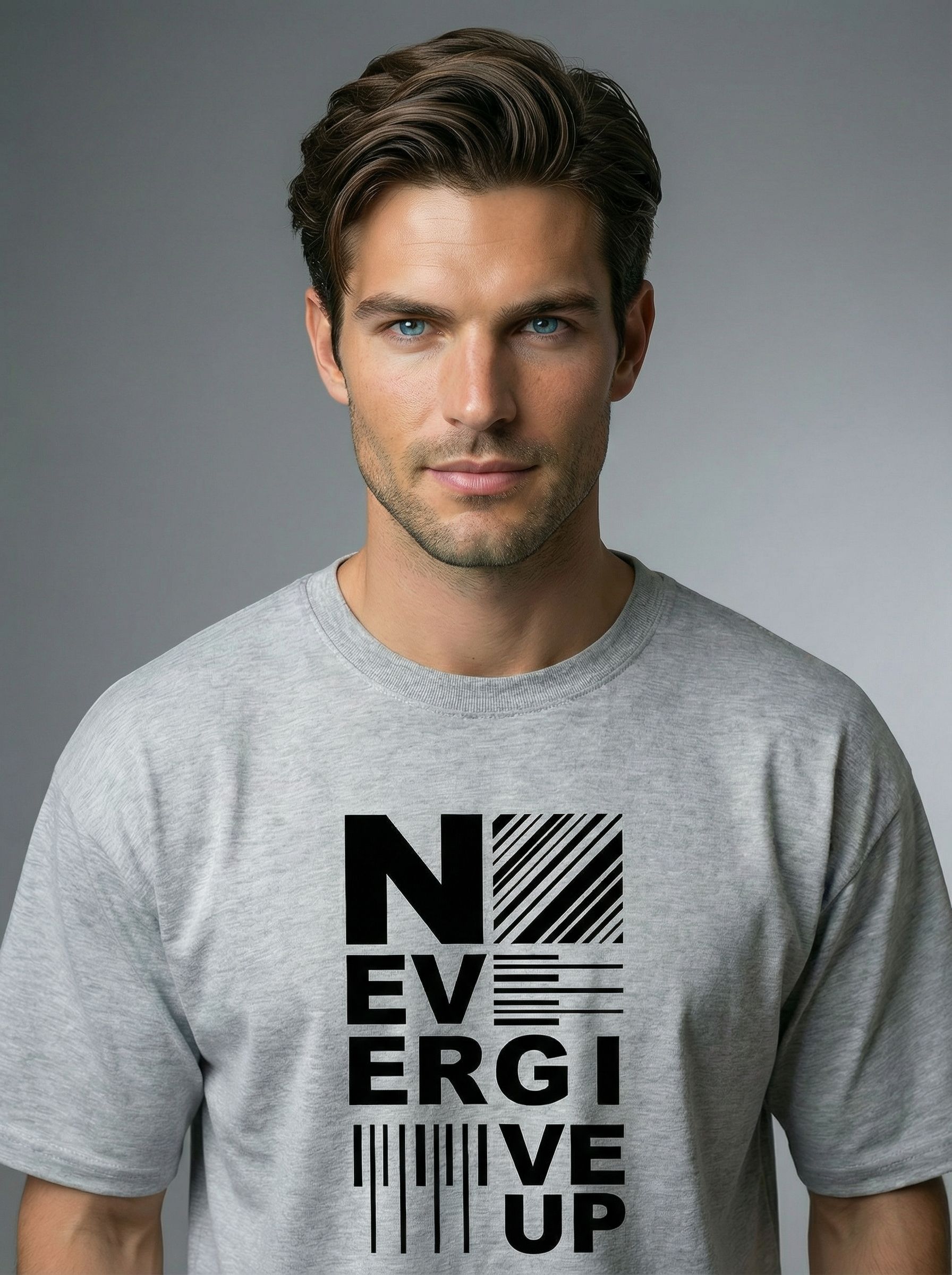 Футболка мужская оверсайз MOOD, print NG_UP