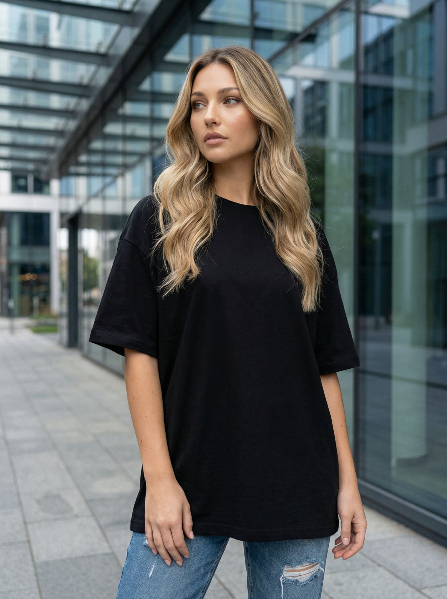 Футболка женская оверсайз MOOD, р. 44-S