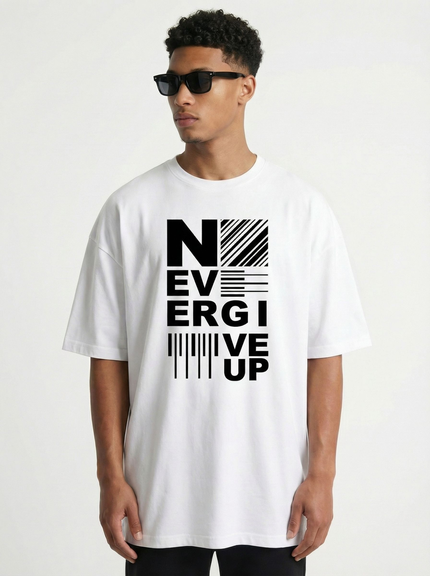Футболка мужская оверсайз MOOD, print NG_UP