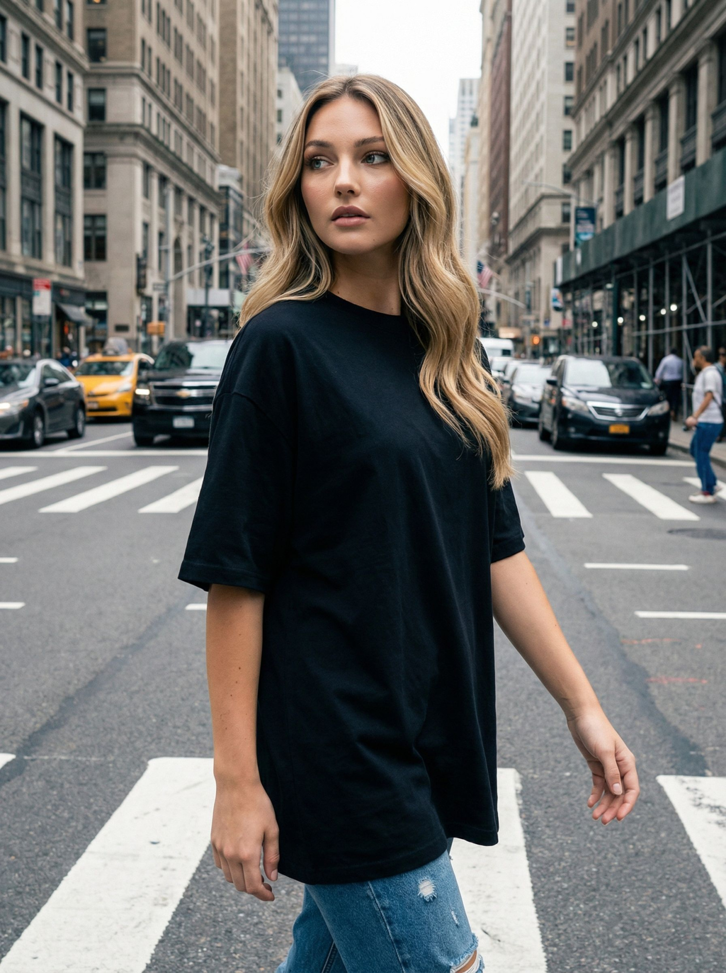 Футболка женская оверсайз MOOD