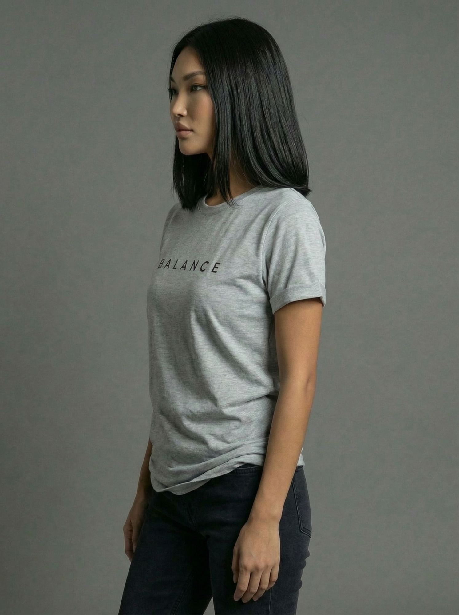 Футболка женская базовая LIME, print BALANCE